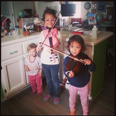 parenting: learning the violin