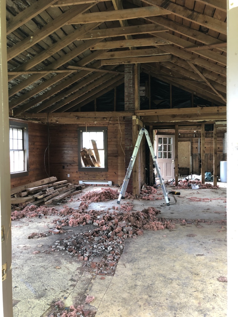 renovation of the schoolhouse
